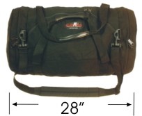 Large measured duffel